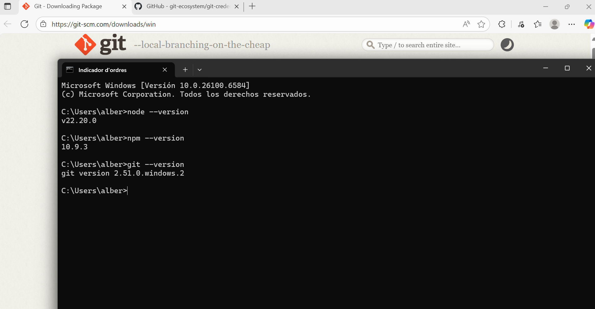 Git Screenshot 2