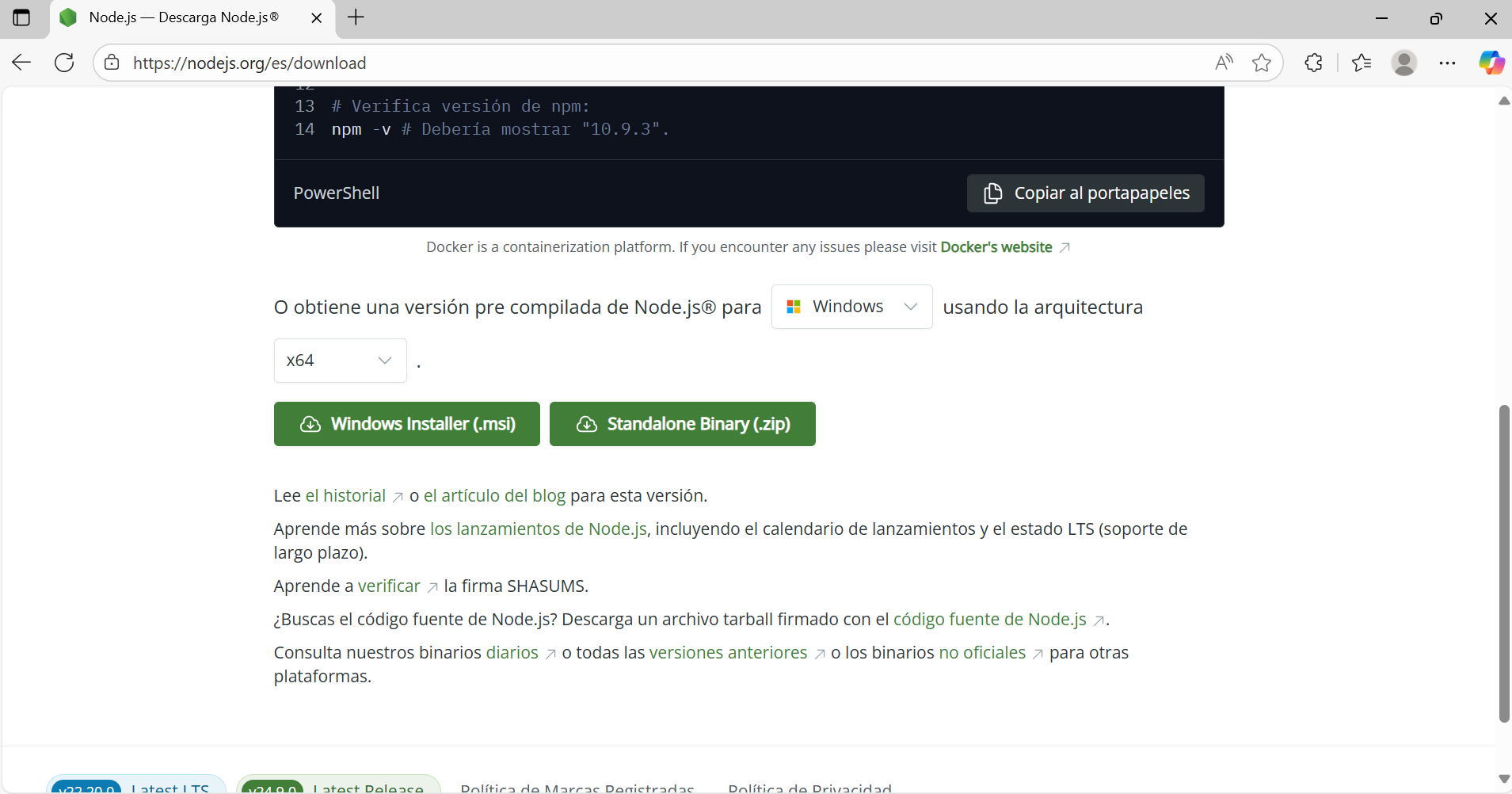 Node.js Screenshot 2