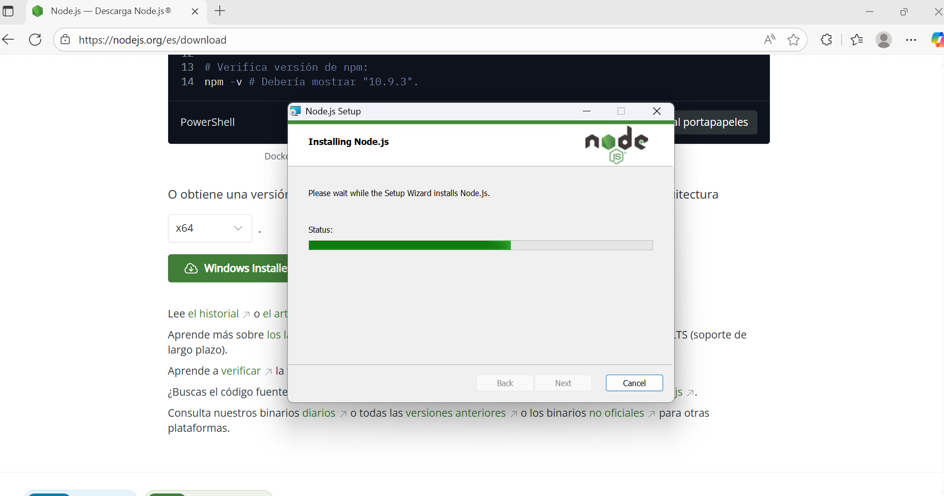 Node.js Screenshot 9